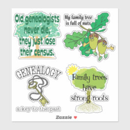 Adesivo Funny Genealogia Sayings Vinyl