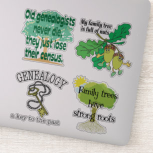 Adesivo Funny Genealogia Sayings Vinyl