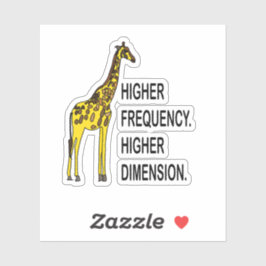 Adesivo Funny Giraffe Pun