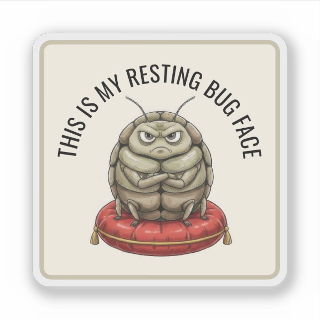 Adesivo Funny Insect Bug (Frente)