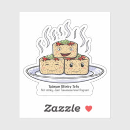 Adesivo Funny Taiwan Stinky Tofu _taiwanese food