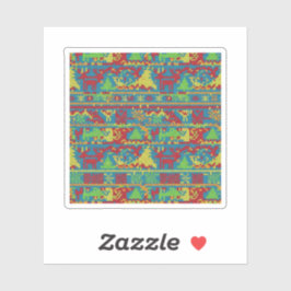 Adesivo Funny Ugly Christmas Sweater Pattern Holiday