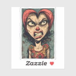 Adesivo Fúria Colorida, FunnyTee, Vintage