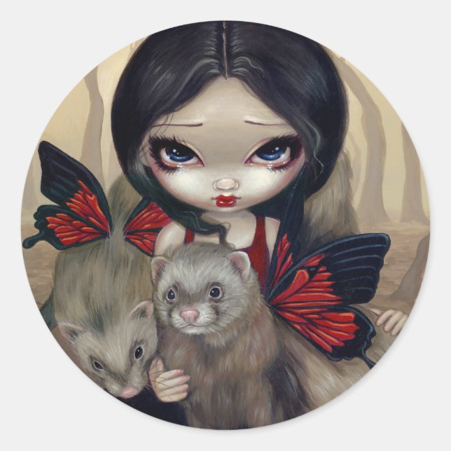 Adesivo "Furões de Borboleta Vermelha" (Frente)