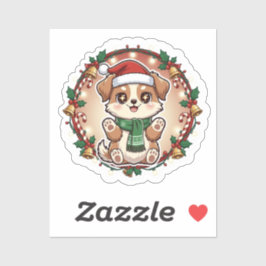 Adesivo Furry Holiday Cheer Custom-Cut Vinyl Sticker
