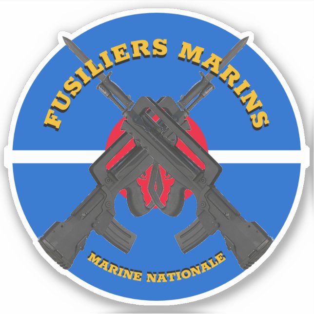 Adesivo Fusiliers Marins (Frente)