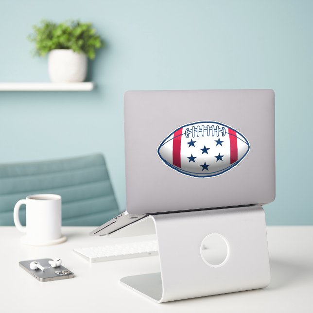 Adesivo Futebol de 4 de Julho (Laptop na mesa)