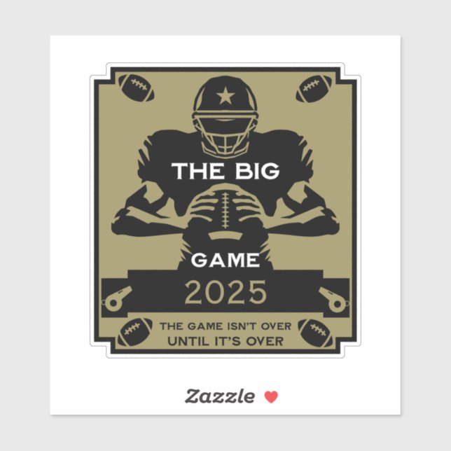 Adesivo Futebol do Big Game TV (Folha)