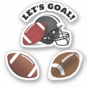 Adesivo Futebol e esporte de capacete