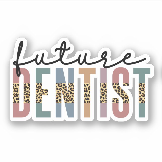 Adesivo Futuro Dentista Dentista Dentista Dentista Dentist (Frente)