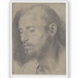 Adesivo G. G. Savoldo - Estudo da Cabeça de um Homem Carbu