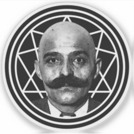 Adesivo G.I. Gurdjieff The Magus (branco)