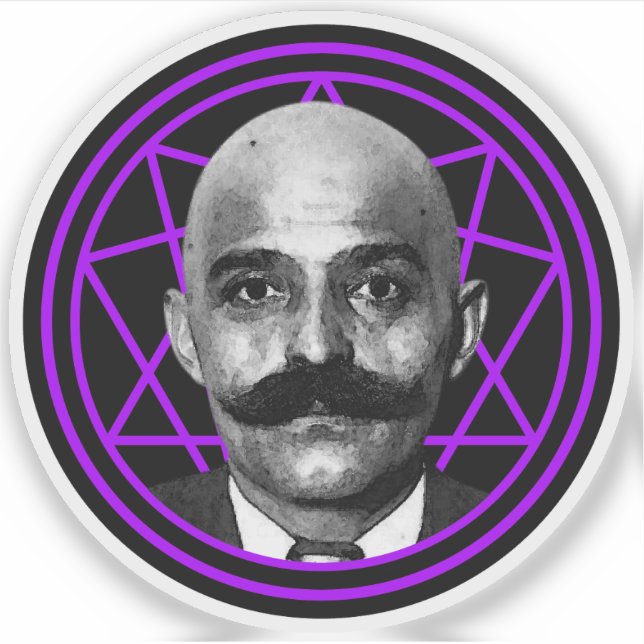 Adesivo G.I. Gurdjieff The Magus (roxo) (Frente)