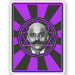 Adesivo G.I. Gurdjieff The Magus - v2 (roxo)