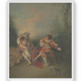 Adesivo G. Seurat - Dois estudos de um flutista e...