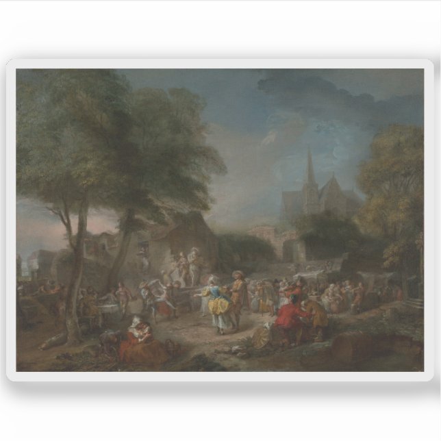 Adesivo Gabriel Jacques de Santo-Aubin - The Country Dance (Frente)