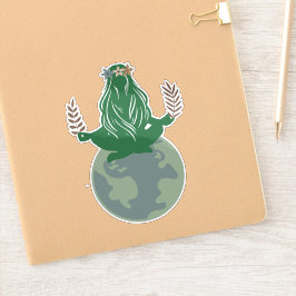 Adesivo Gaia Deusa da Terra, Mãe Terra, Planeta Terra