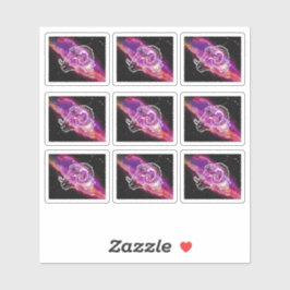 Adesivo Galaxy Aries Constelação Sinal Zodiac