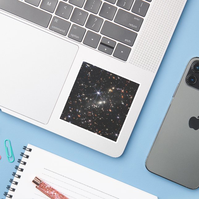 Adesivo Galaxy Cluster Smacs 0723. (Notebook com iPhone)