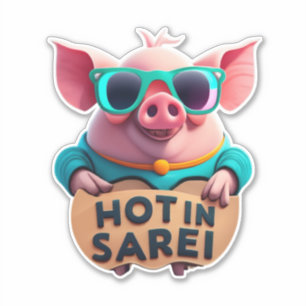Adesivo Galeria de Autocolantes do Pig Sticker de Explorar