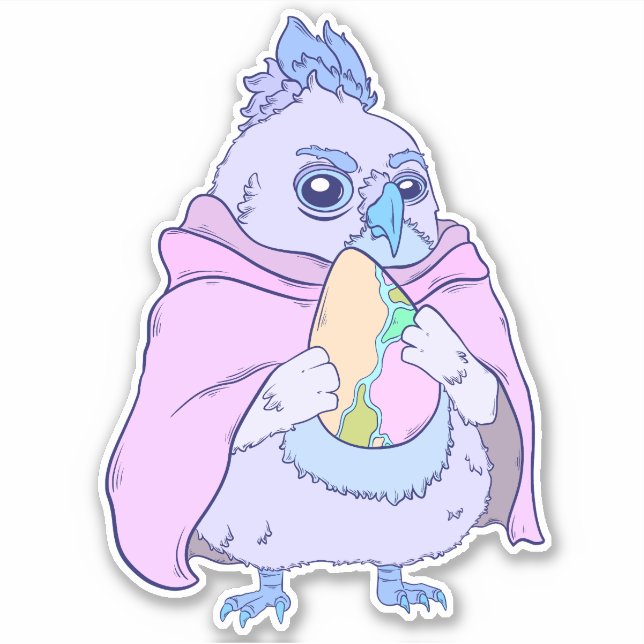 Adesivo Galinha Cute (Frente)