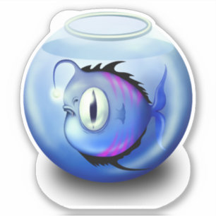 Adesivo Galinha de peixe-anjo