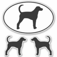 Galo americano de galinha Silhout Vinil Stickers