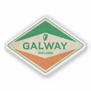 Adesivo Galway Ireland Vintage