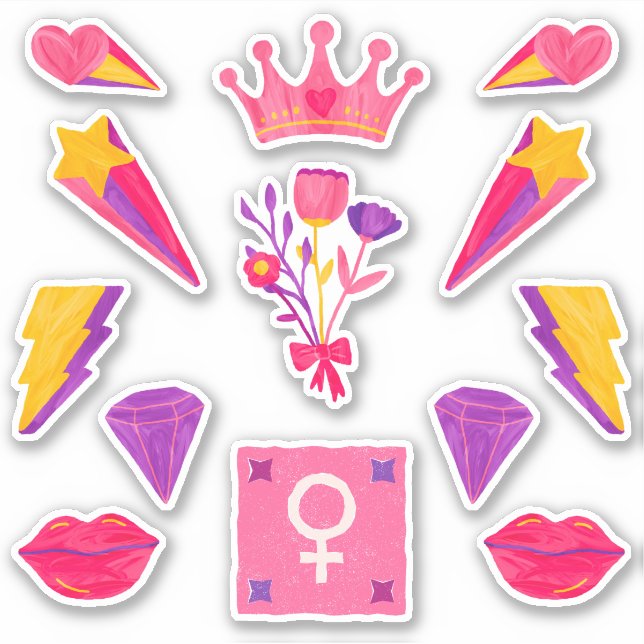 Adesivo Gama de empowerment Sticker Pack (Frente)