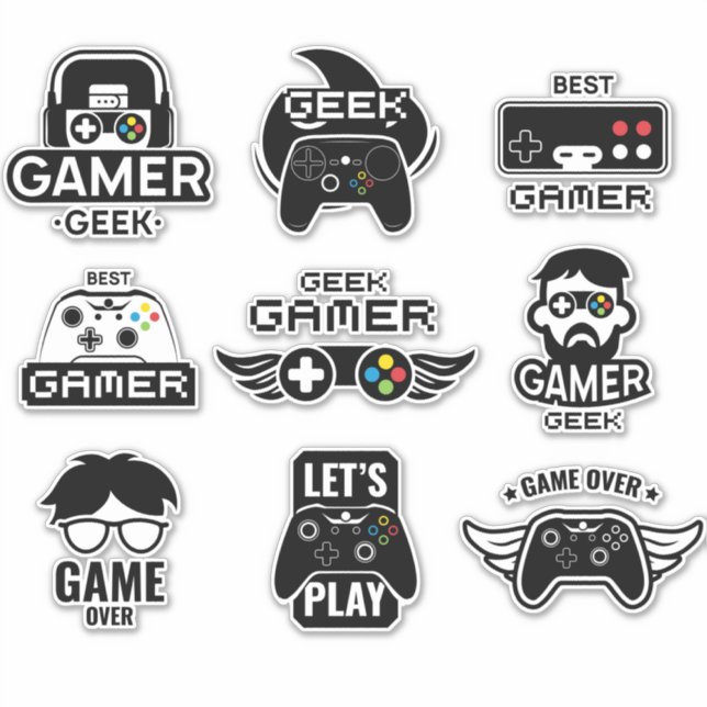 Adesivo Gamer Sticker (Frente)