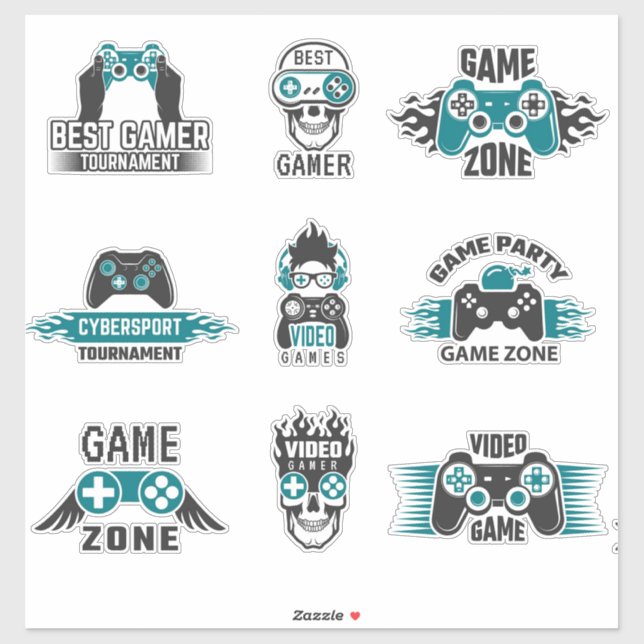 Adesivo Gamer Sticker (Folha)