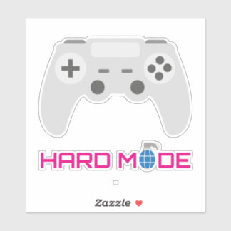 Adesivo Gaming Controller Hard Mode