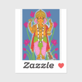 Adesivo Ganesha Stickers & Keyring Combo