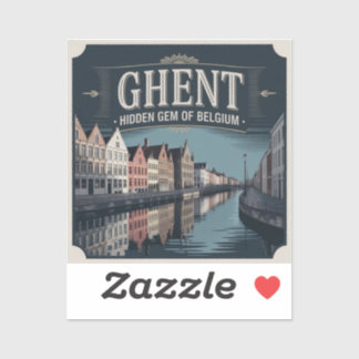 Adesivo Gante – Joia Escondida da Bélgica