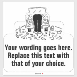 Adesivo Garage Mechanical or Car Servicing