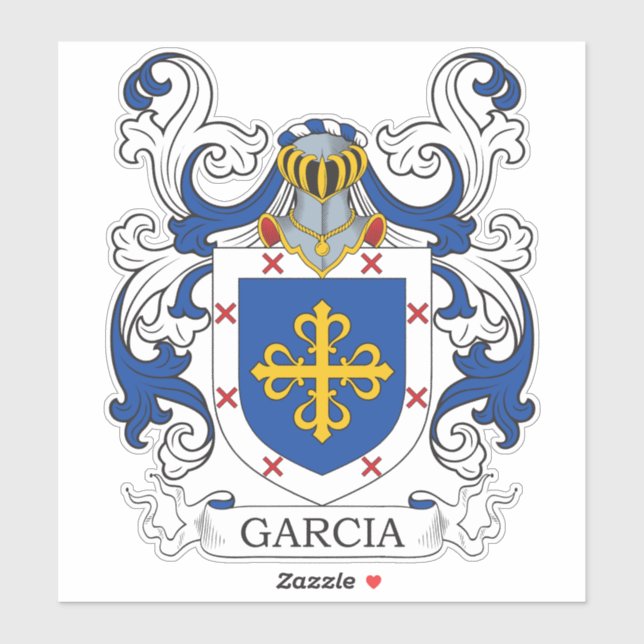 Adesivo Garcia Family Crest (Folha)