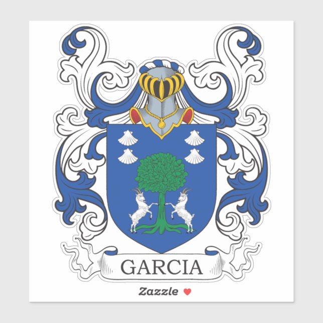 Adesivo Garcia Family Crest (Folha)