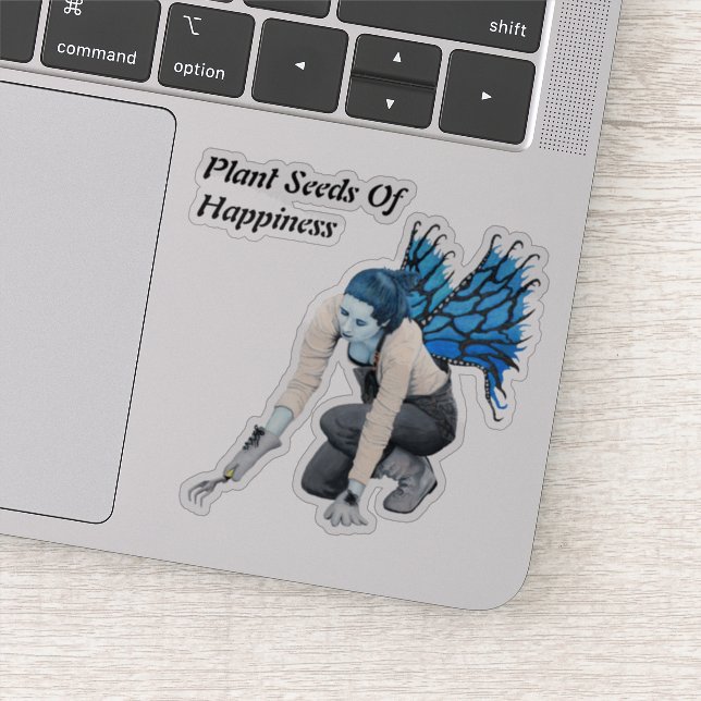 Adesivo Garden de Fada Escura Fantasy Art Sticker (Detalhe)