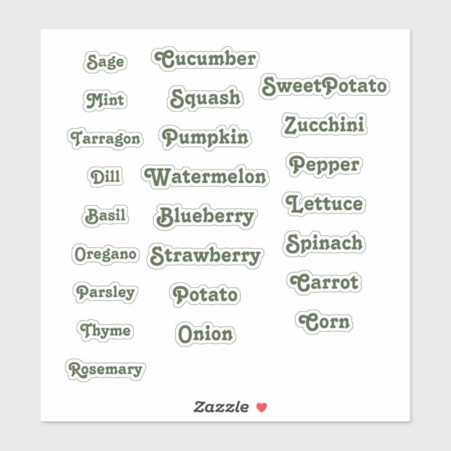 Adesivo Garden Marker (Folha)