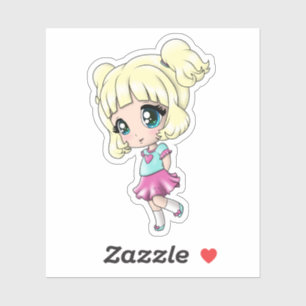 Adesivo Garota Branca