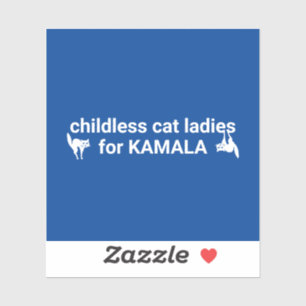 Adesivo Garotas de gatos infantis para o azar de Kamala