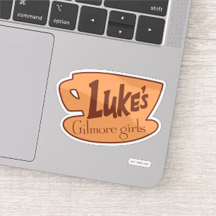 Adesivo Garotas Gilmore  Logotipo do restaurante Luke