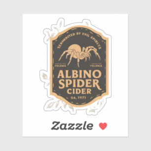 Adesivo Garrafa de Poção das Bruxas de Couve Albino