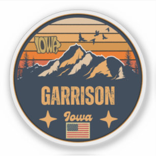 Adesivo Garrison, Iowa Ia, Estados Unidos