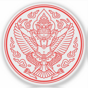 Adesivo Garuda Seal de Sião (Tailândia)
