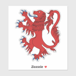 Adesivo Gás Lion Rampant