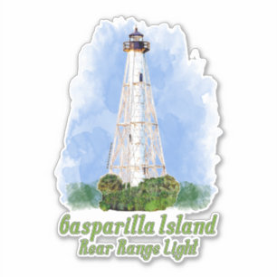 Adesivo Gasparilla Island Rear Range Light - Flórida