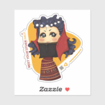 gata de chibi Sticker