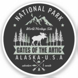 Adesivo Gates of the Arctic National Park Alaska