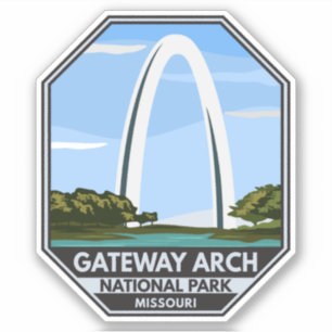 Adesivo Gateway Arch National Park Missouri
